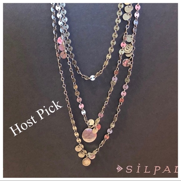 Silpada Sterling Silver ‘Confetti’ 42” Disc Necklace N2739 - Picture 4 of 16